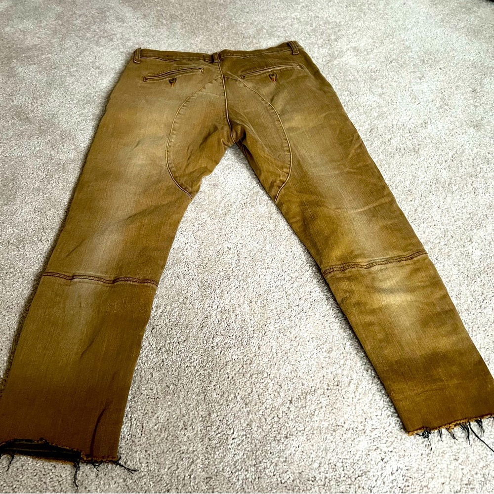 Zara tan denim men’s 31 workwear style